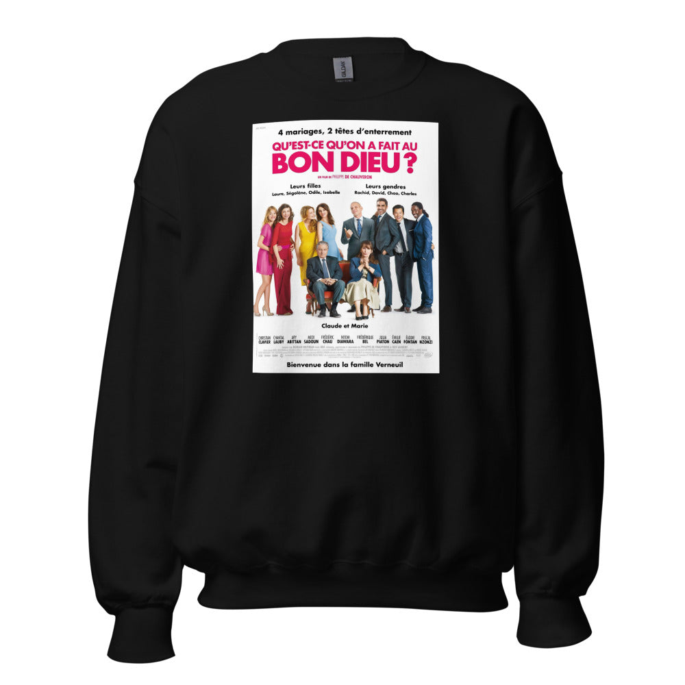 Sweat col rond — Qu'est-ce qu'on a fait au Bon Dieu?