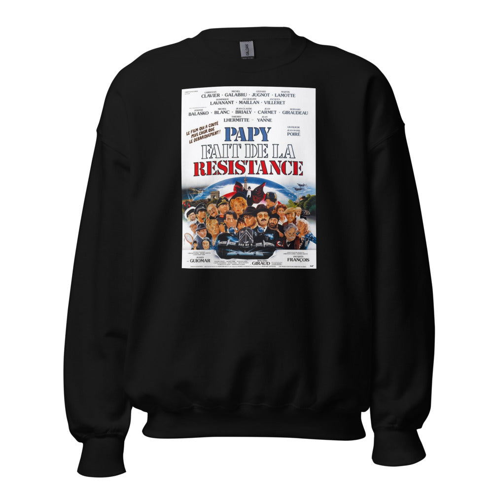 Sweat col rond — Papy fait de la résistance