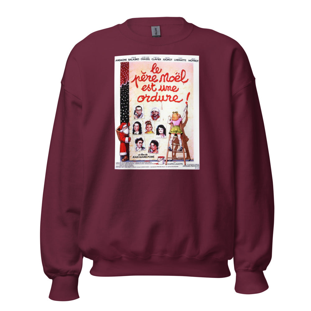 Sweat col rond — Le Père Noël est une ordure