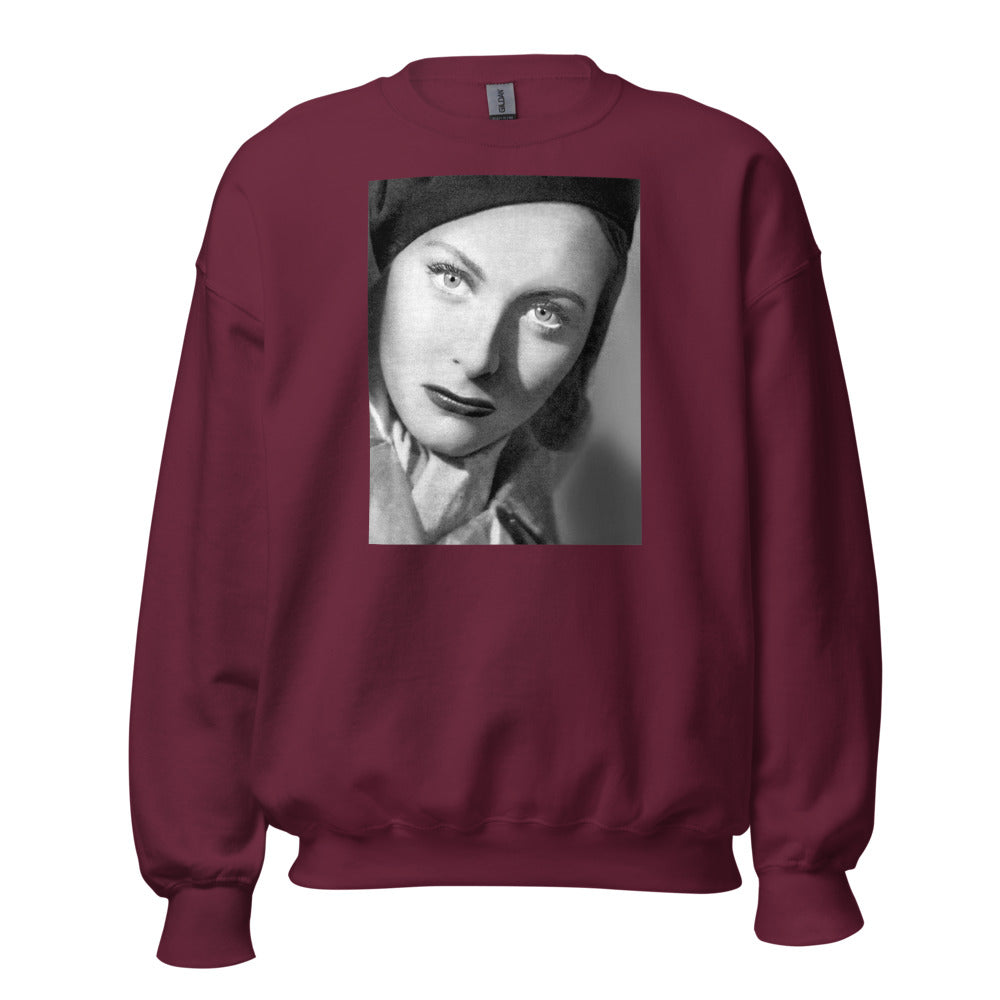 Sweat col rond — Michèle Morgan
