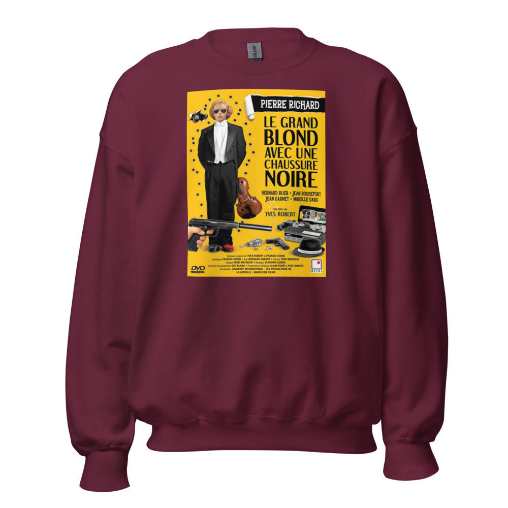 Sweat col rond — Le Grand Blond avec une chaussure noire