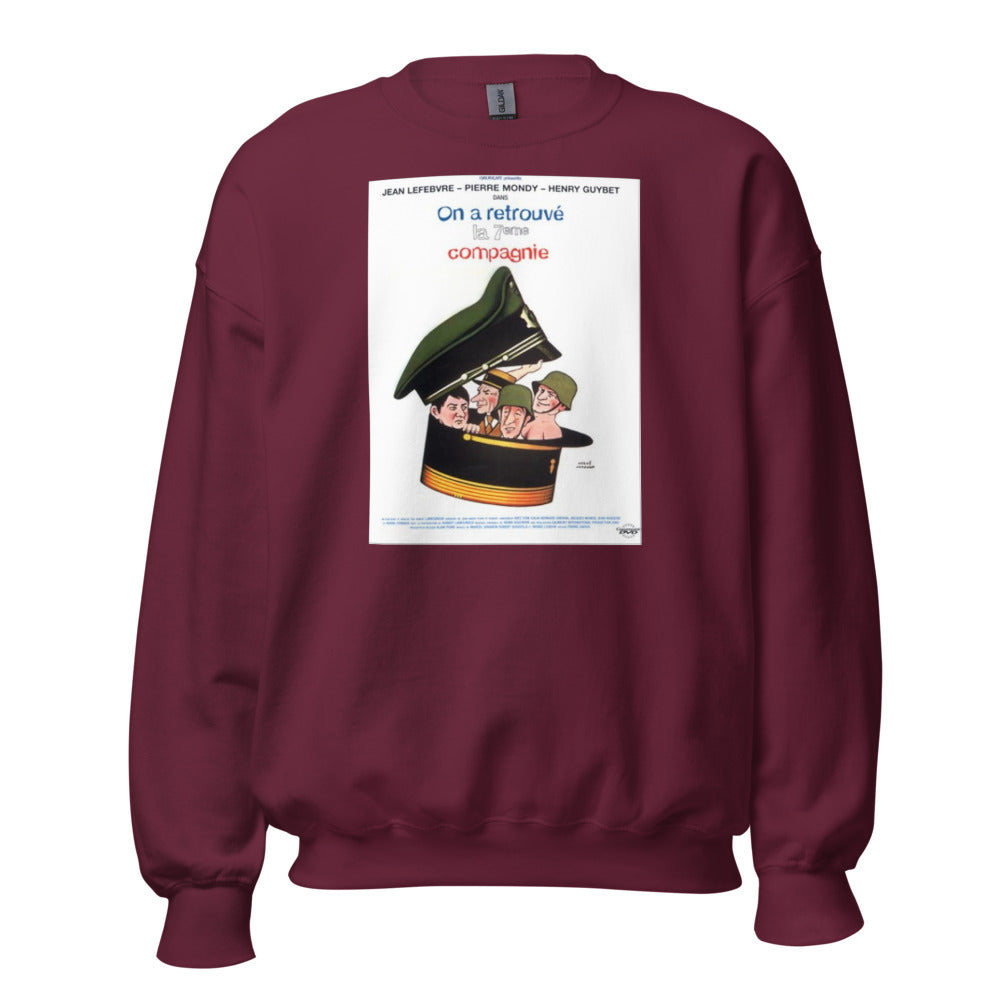 Sweat col rond — On a retrouvé la 7e Compagnie