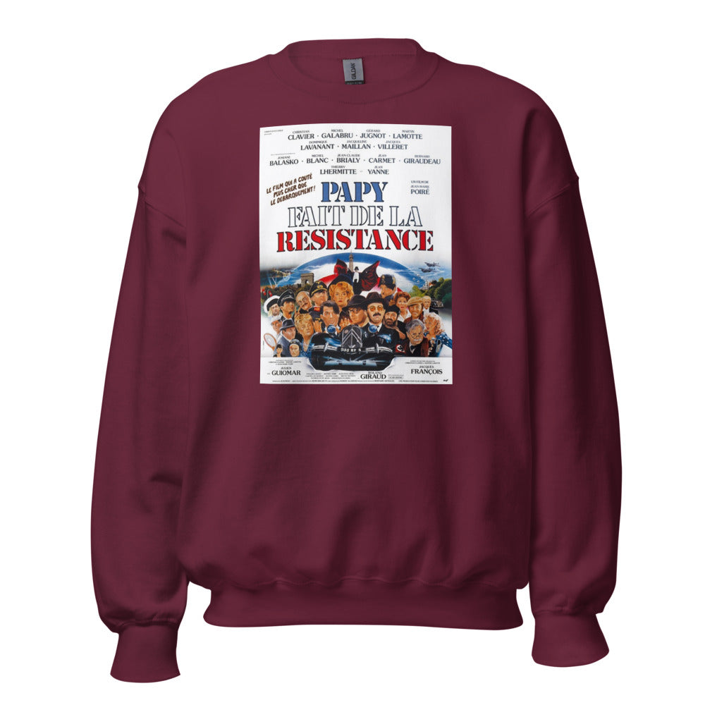 Sweat col rond — Papy fait de la résistance