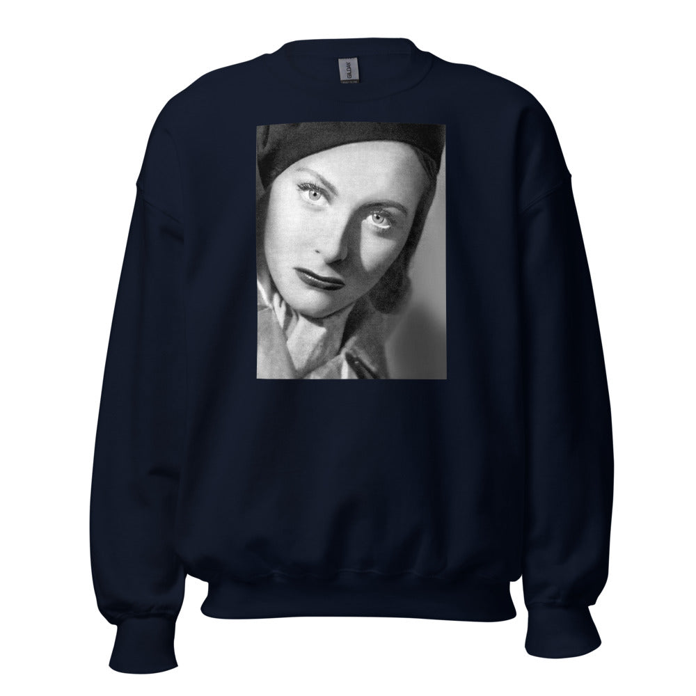 Sweat col rond — Michèle Morgan