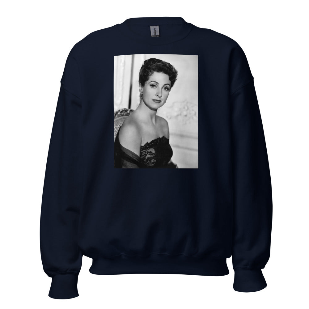 Sweat col rond — Danielle Darrieux