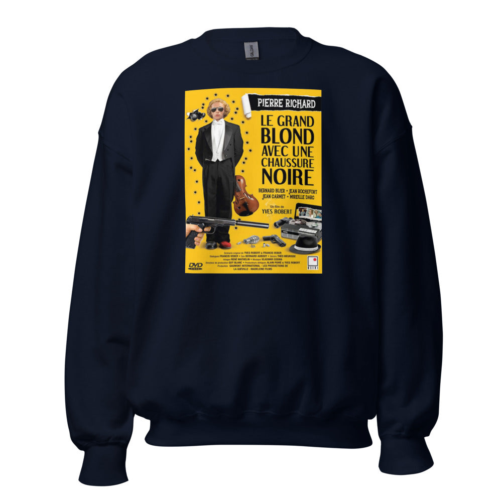 Sweat col rond — Le Grand Blond avec une chaussure noire