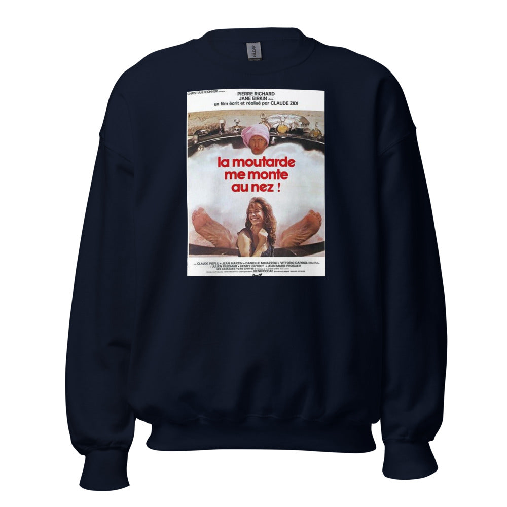 Sweat col rond — La Moutarde me monte au nez