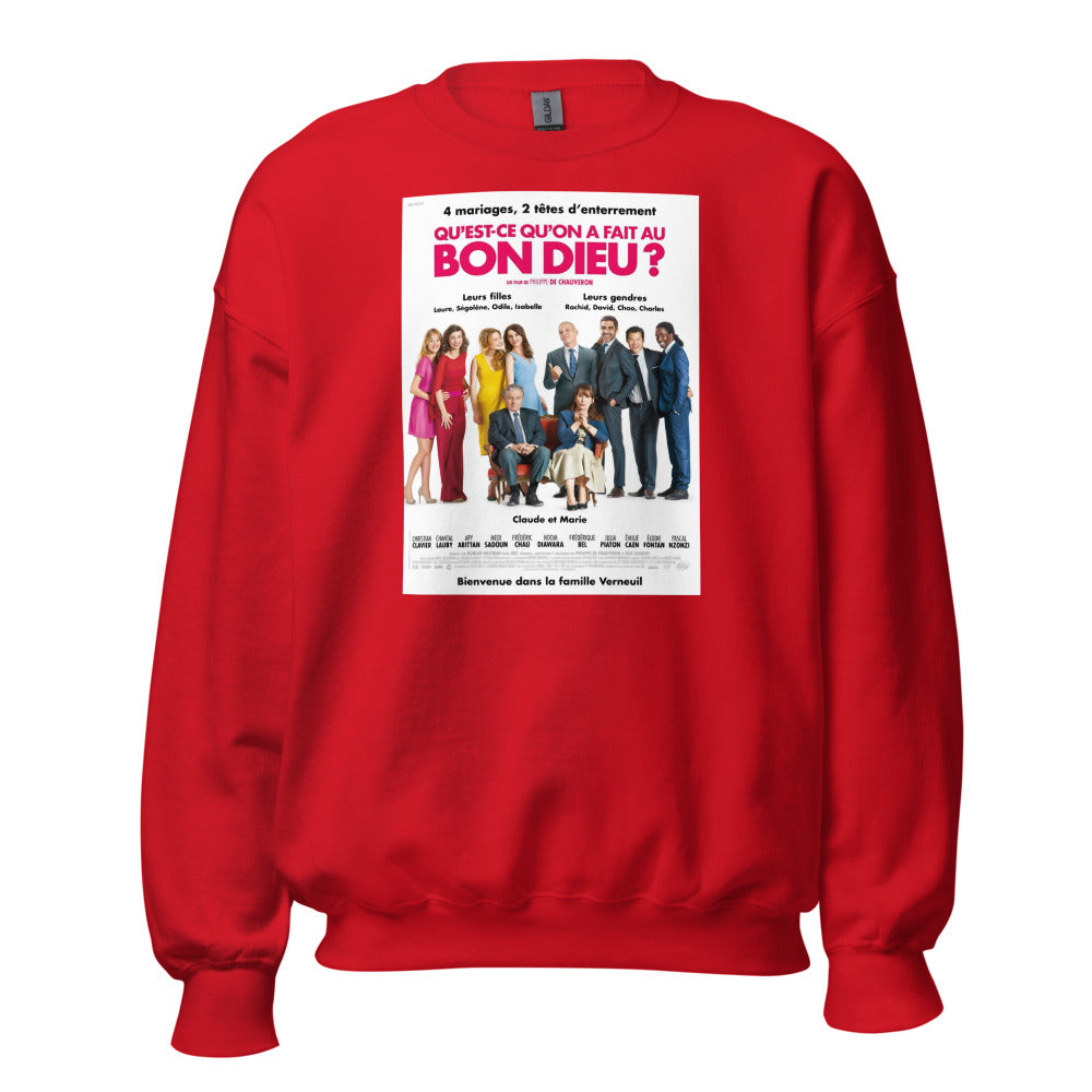 Sweat col rond — Qu'est-ce qu'on a fait au Bon Dieu?
