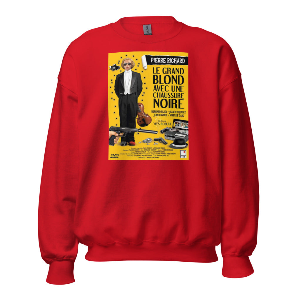 Sweat col rond — Le Grand Blond avec une chaussure noire