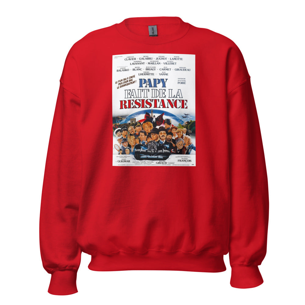 Sweat col rond — Papy fait de la résistance