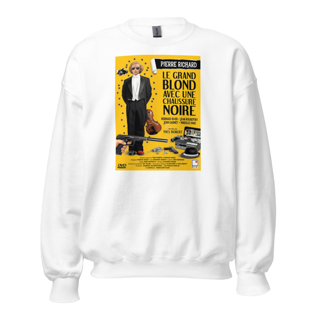 Sweat col rond — Le Grand Blond avec une chaussure noire