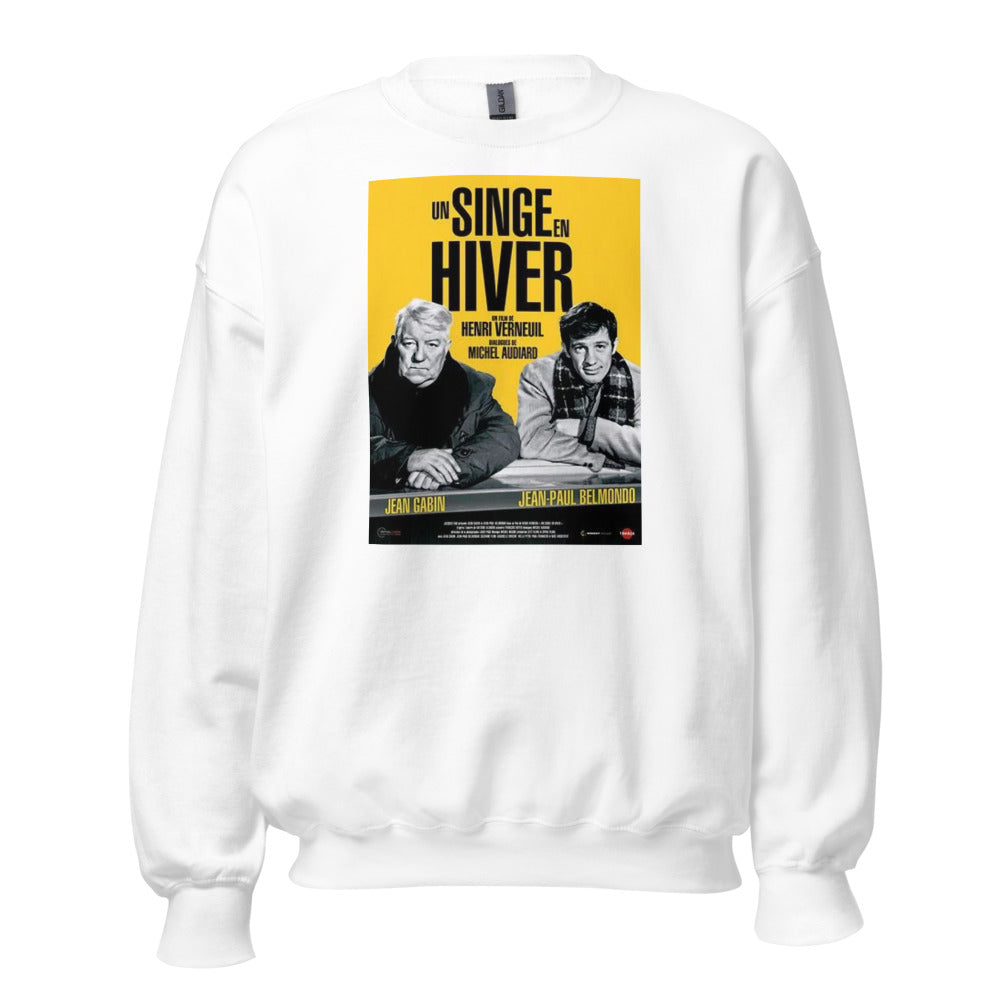 Sweat col rond — Un singe en hiver