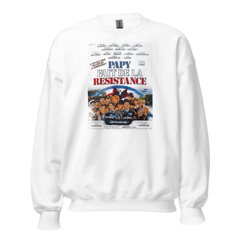 Sweat col rond — Papy fait de la résistance