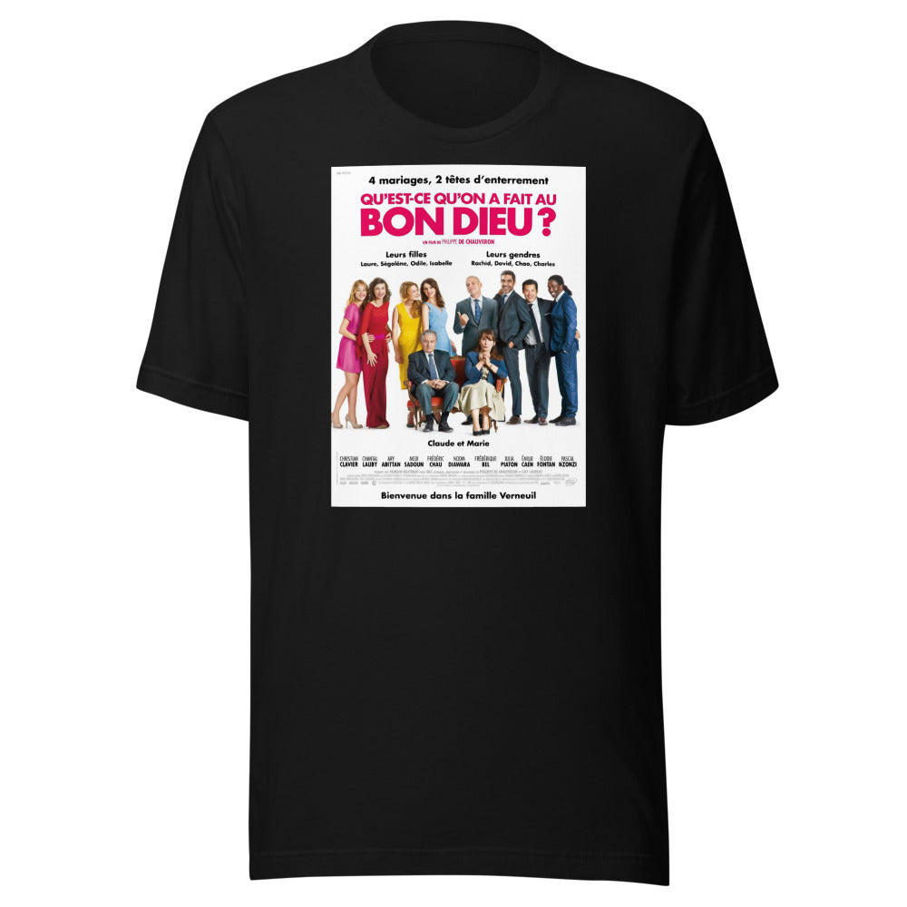 Tee-shirt homme — Qu'est-ce qu'on a fait au Bon Dieu?