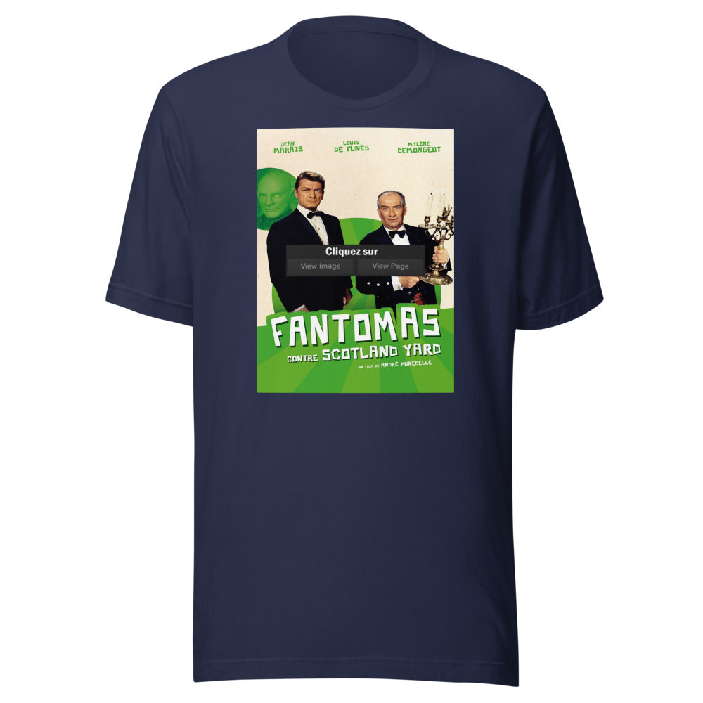 Tee-shirt homme — Fantômas contre Scotland Yard