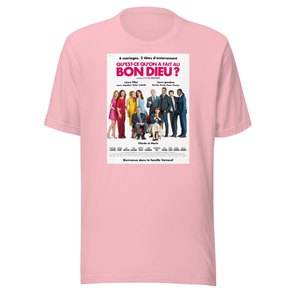 Tee-shirt homme — Qu'est-ce qu'on a fait au Bon Dieu?