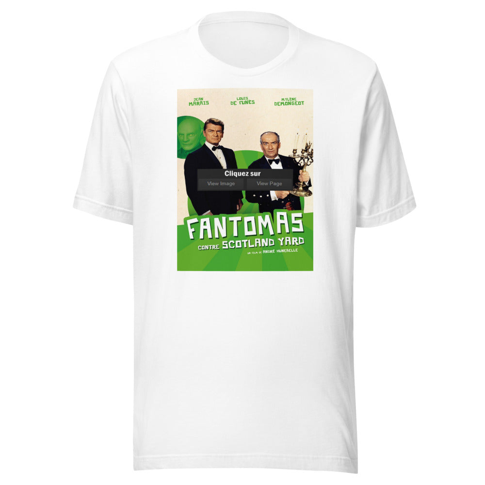 Tee-shirt homme — Fantômas contre Scotland Yard